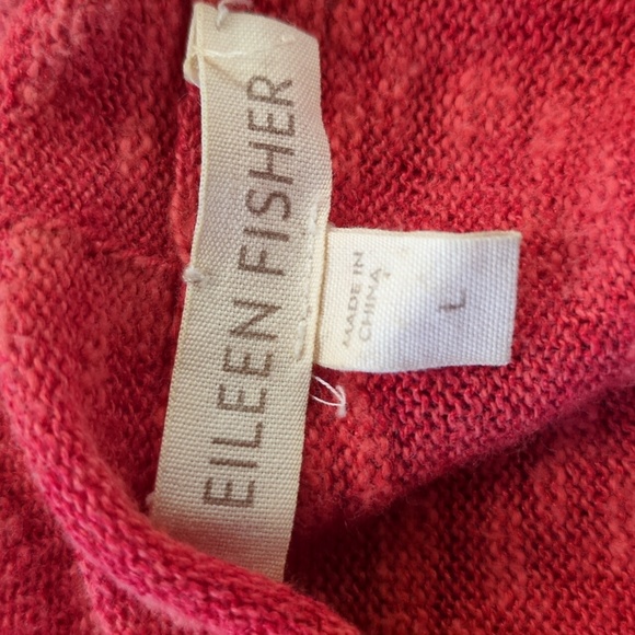 Eileen Fisher Linen Cotton Short Sleeve Cardigan Sweater Large - Picture 4 of 7